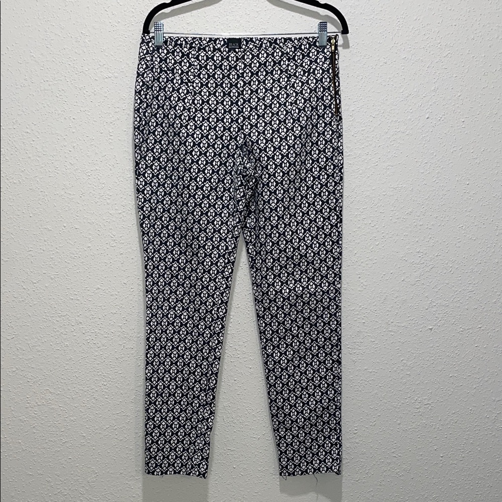 Saks Fifth Avenue Navy and White Chinos